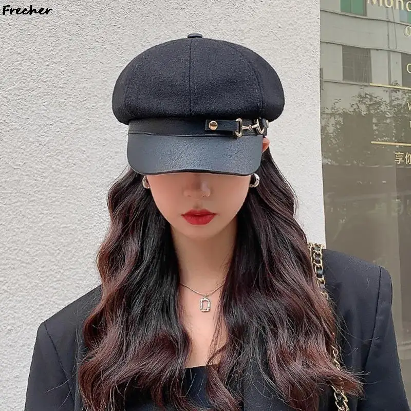 Модная женская и мужская военная шапка демисезонные матросские шапки черные