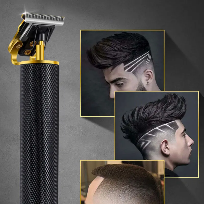 

Classical Rechargeable Professional Hair Trimmer Men's Oil Head Electric Hair Clipper Set Hair Cutting Buddha Head Retro Style