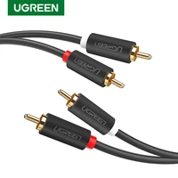 ugreen rca stereo cable 2rca male to 2rca male stereo audio cable for home theater hdtv amplifiers hi fi systems