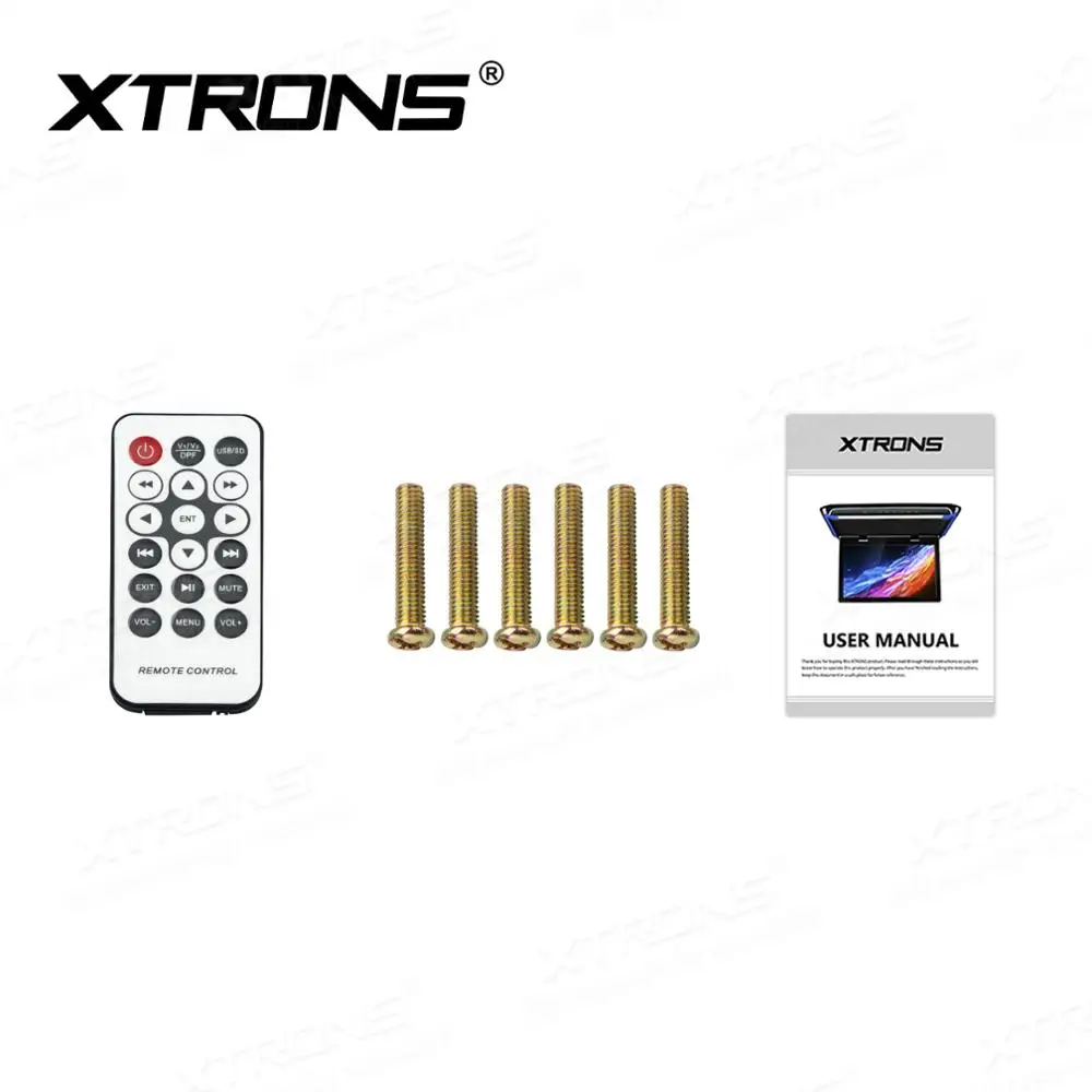 Ультратонкий динамик XTRONS цифровой TFT-экран 19 5 дюйма с креплением на крышу