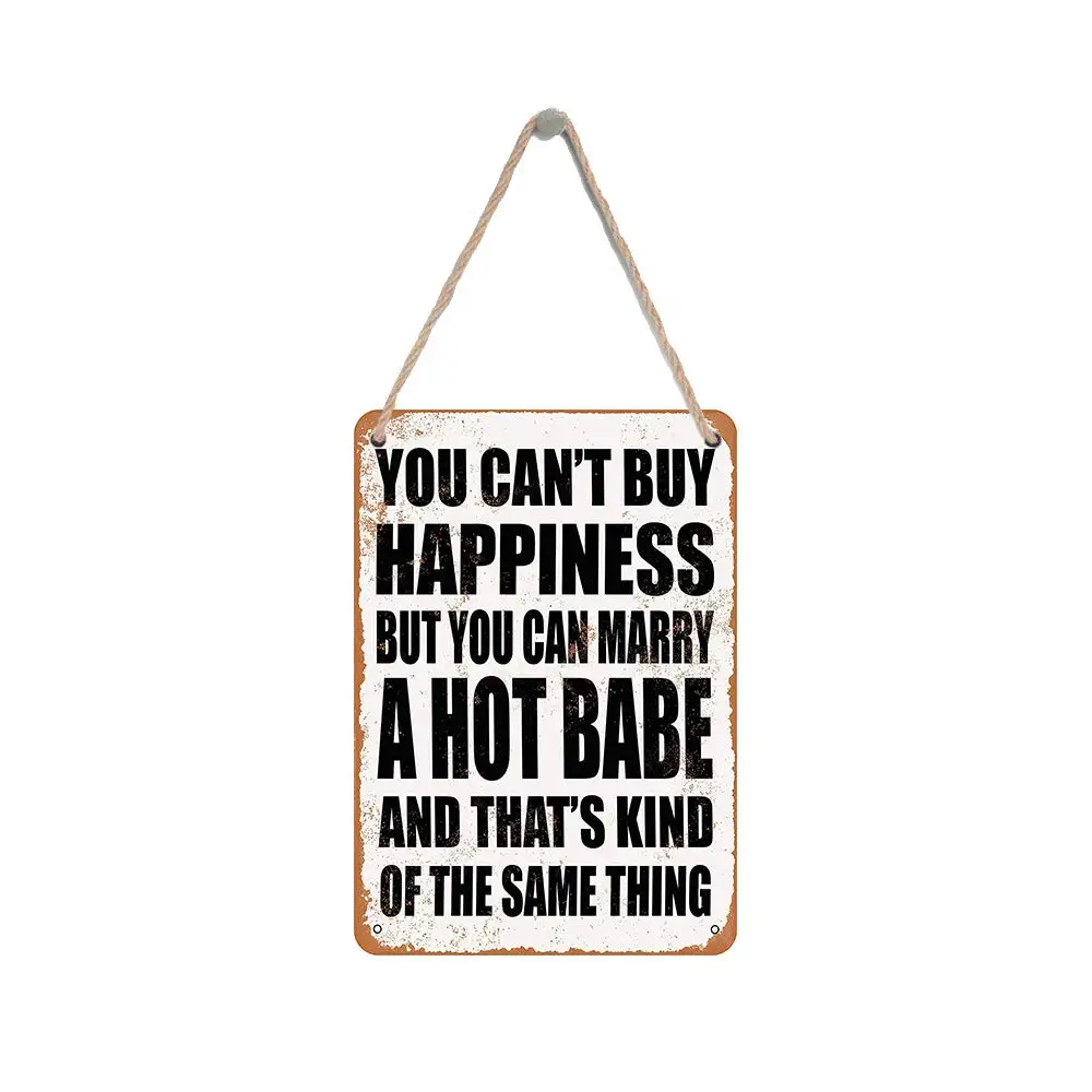 

Isaric деревянный подвесной знак 8X12 дюймов вы не можете купить счастье, но вы можете выбрать горячий ребенок, Забавный деревянный знак