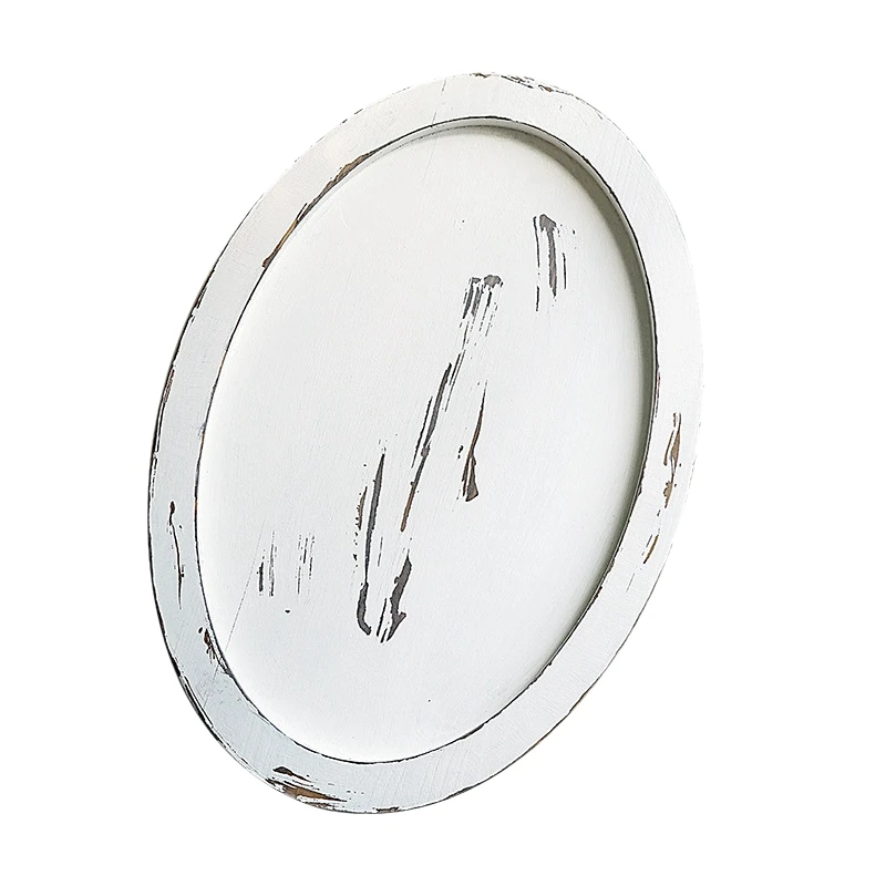 Деревянный поддон поднос ручной работы чайный белого цвета торт украшение стола