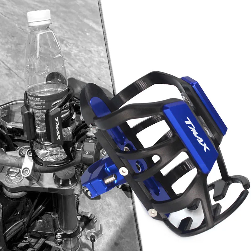 

For YAMAHA TMAX500 TMAX530 TMAX560 Tmax Tech Max High quality CNC Aluminum Water cup Holder Motorcycle ccessories Bottle Cage