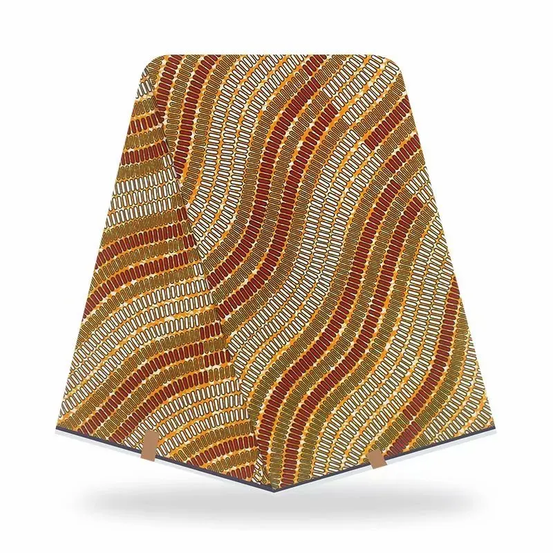 

wholesale african material 6yards african clothes wax fabric african printed 100% cotton real soft wax fabric 004