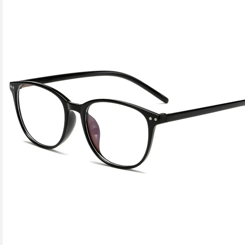 YCCRI Для женщин мужские черные классическая оправа для очков с заклепками