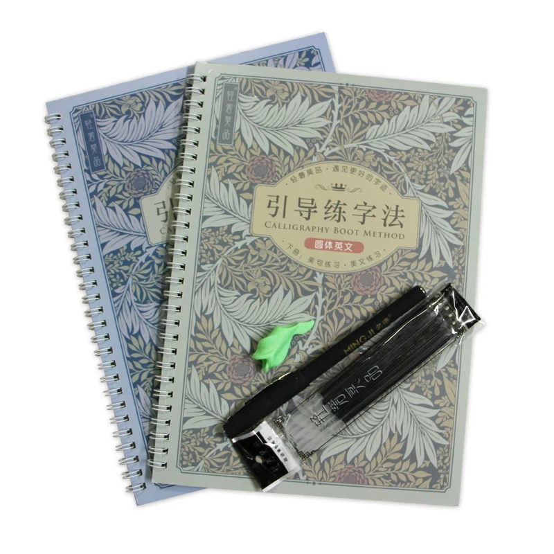 English Copybook School Circular Font Exercise Book Adult Hard Pen Calligraphy Practice Word Reuse Sticker Italian Italic | Канцтовары