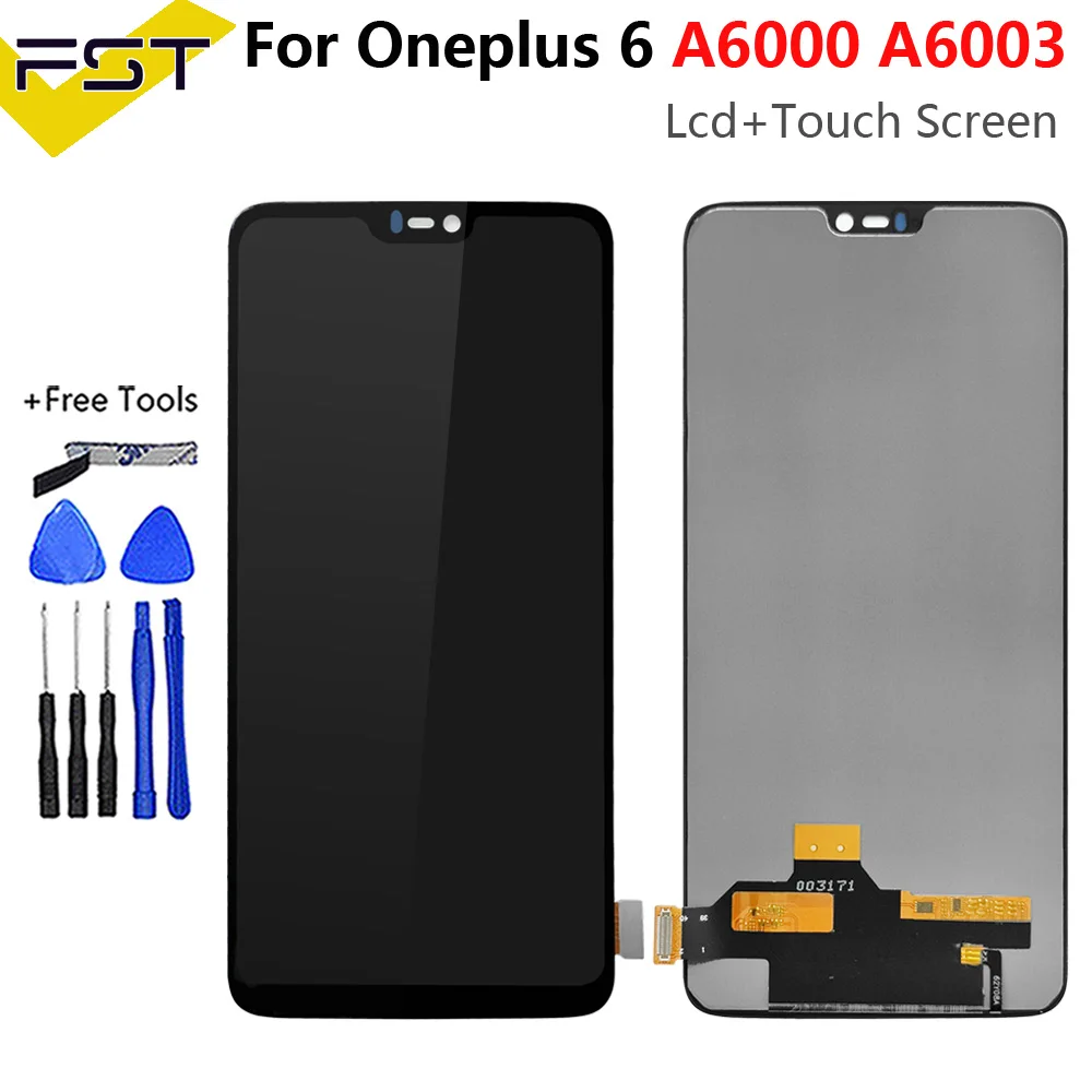 TFT протестированный для OnePlus 6 LCD A6000 A6013, ЖК-дисплей, сенсорный экран, сенсорная панель, дигитайзер для ЖК-дисплея One Plus 6T A6010 A6013