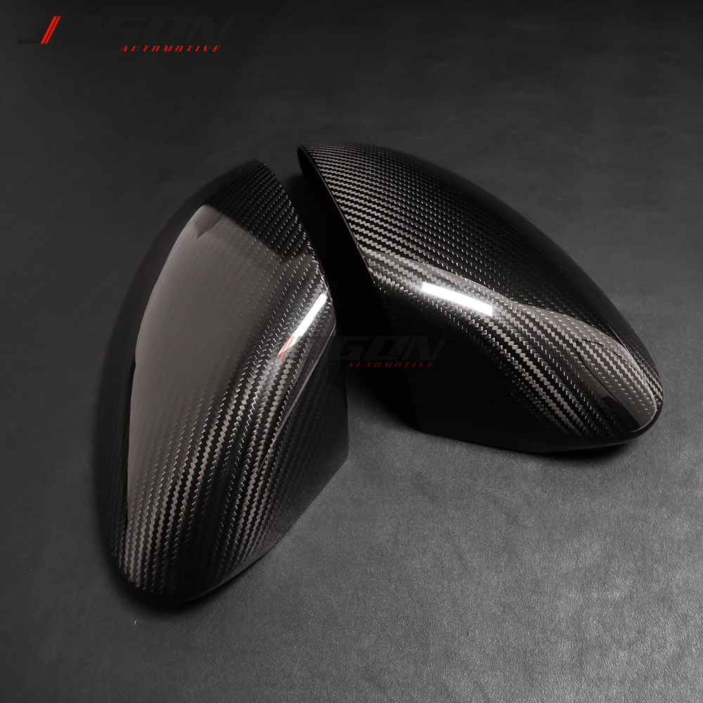 Full Carbon Fiber Car Side Rearview Mirror Cover For Alfa Romeo Stelvio 2017 2018 2019 2020 2pcs | Автомобили и мотоциклы