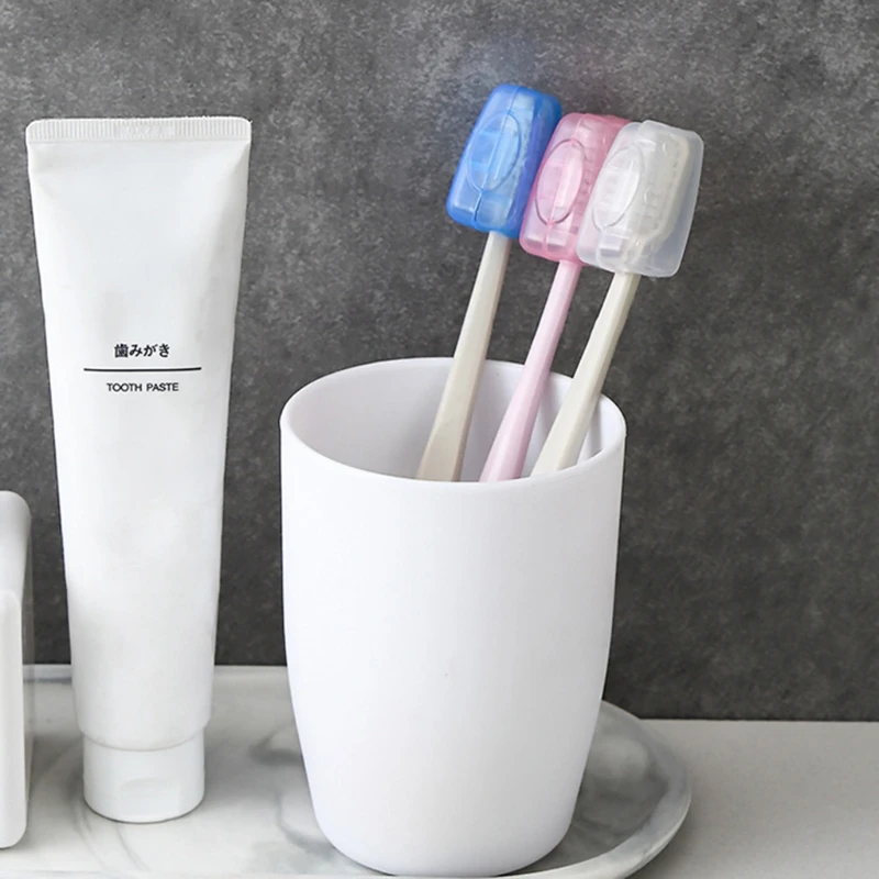 

5Pcs Portable Toothbrush Head Cover Case for Travel Hiking Camping Toothbrush Box Brush Case