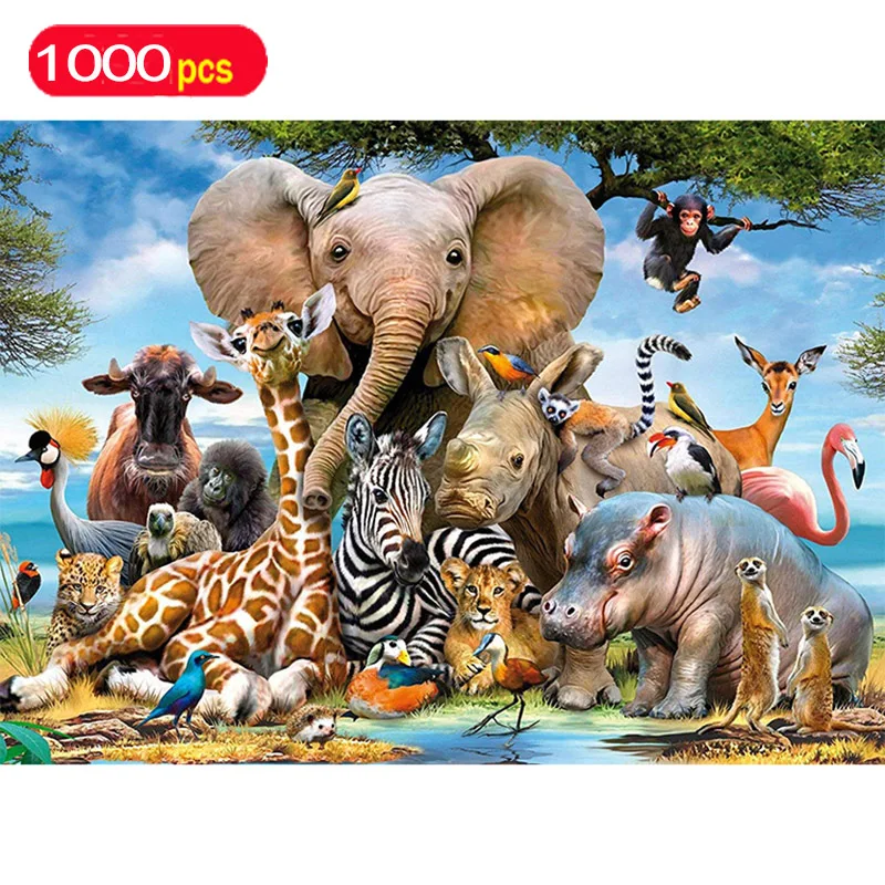 

Пазл из серии «животные», 1000 шт.