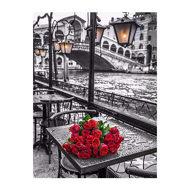 Алмазная живопись &quotсделай сам&quot картина из круглых страз с изображением