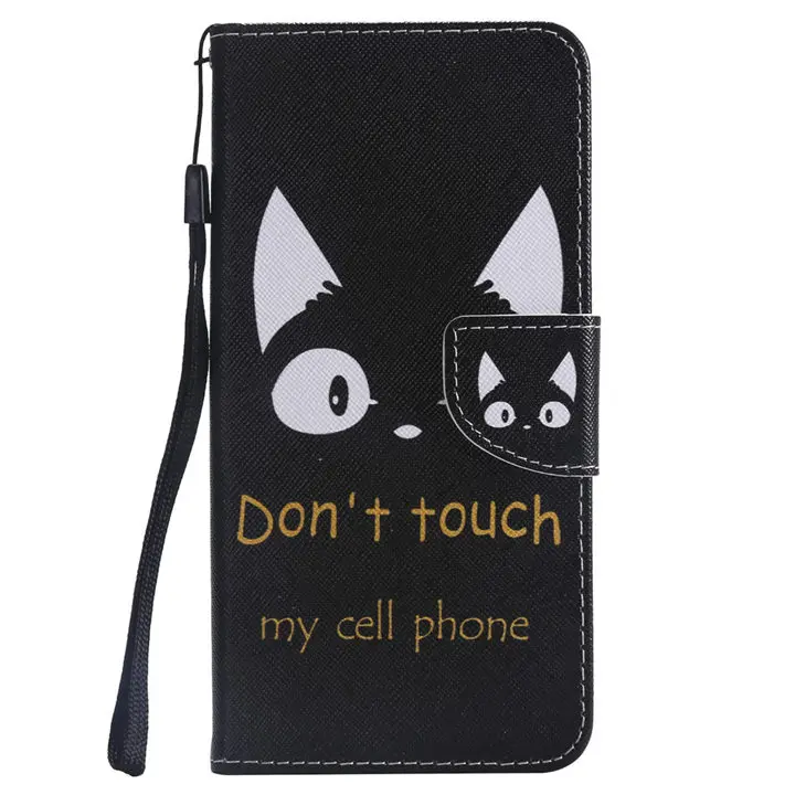 Cat Ear Флип кожаный чехол для Funda huawei mate 20X10 Pro P Smart Plus Nova 3 3i Enjoy 7S 9Plus P8 P9 Lite чехол-кошелек P06F - Цвет: Cat Ear