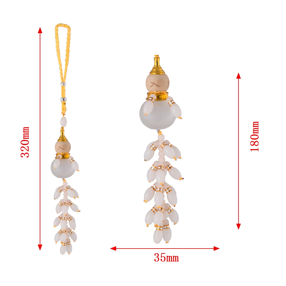 Lucky Gourd Empty Perfume bottle Car Pendant Ornaments Hanging Auto Interior Rear View Mirror Decoration Dangle Trim Accessory | Автомобили