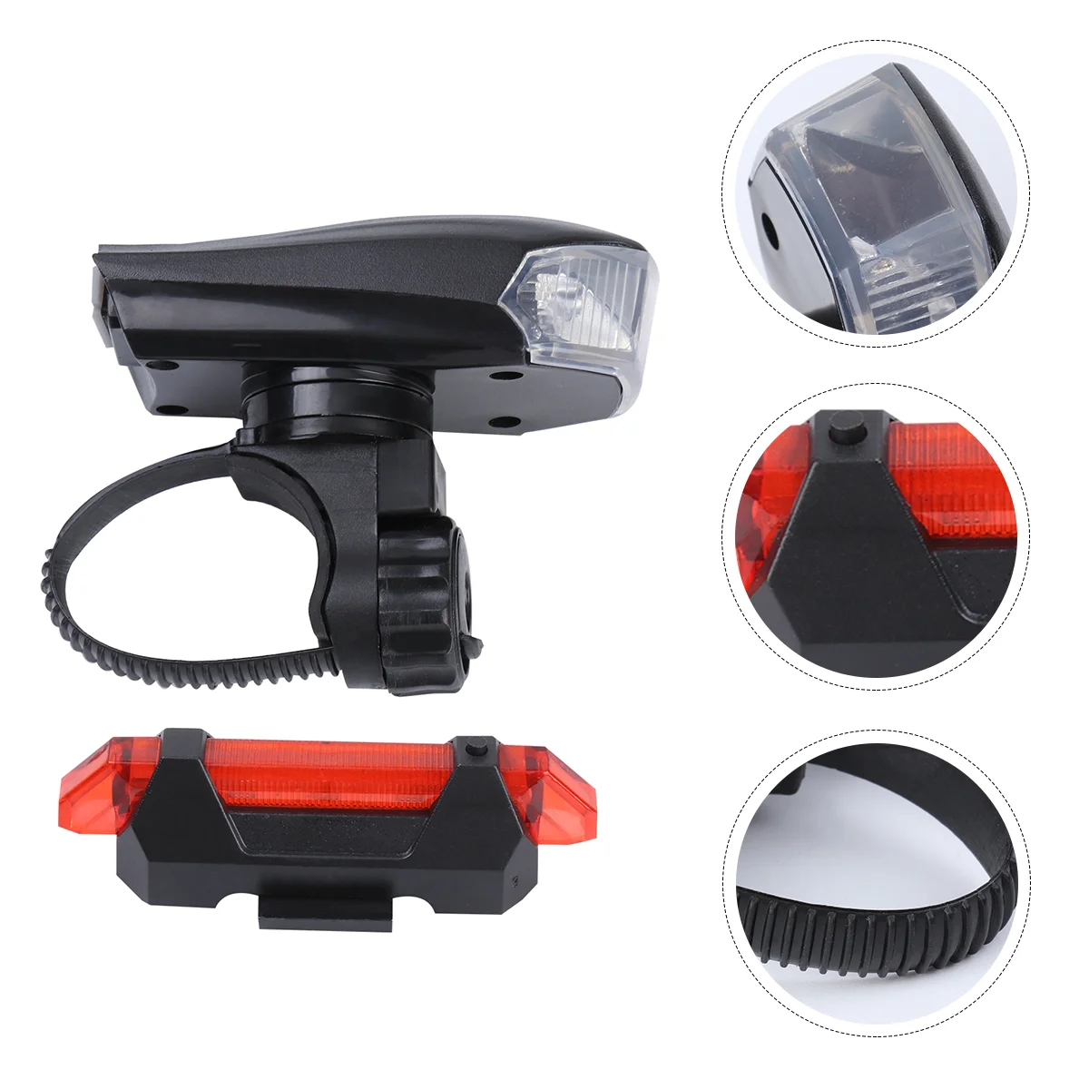 

2pcs USB Rechargeable Bike Light Set Motion Sensor Front Light Headlight and Tail Back Light Kit