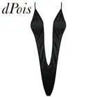 Сексуальный слитный купальник, Глубокий V-образный Монокини, женская пляжная одежда, купальный костюм, стринги, бикини, боди, купальники