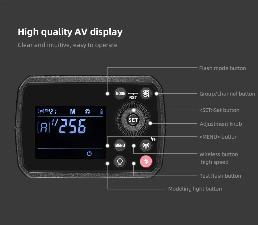 Напольный светильник-вспышка Godox AD200Pro 200Ws ttl 2,4G 1/8000 HSS 0,01-1,8 s с аккумулятором 2900mAh