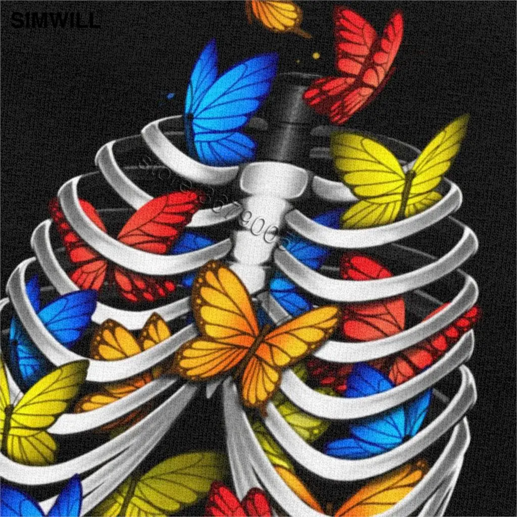 Крутая футболка с бабочками на мой живот мужские повседневные хлопковые