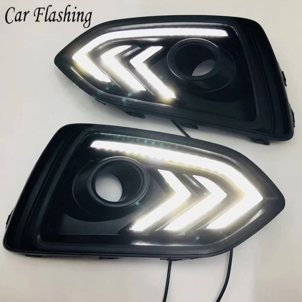 1 пара дневные ходовые огни лампы Водонепроницаемый Светодиодный дневной