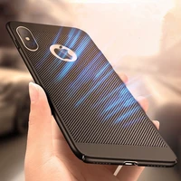 heat dissipation case for iphone 11 12 13 pro max mini hard pc hollow cases for iphone 11 xs max xr x 7 8 plus cover thin coque