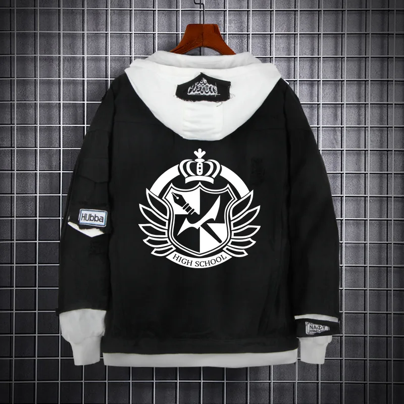 

Projectile Round Dance Projectile Bear Black and White Bear Men and Women Casual Loose Fashion Jacket Sweater Clothes