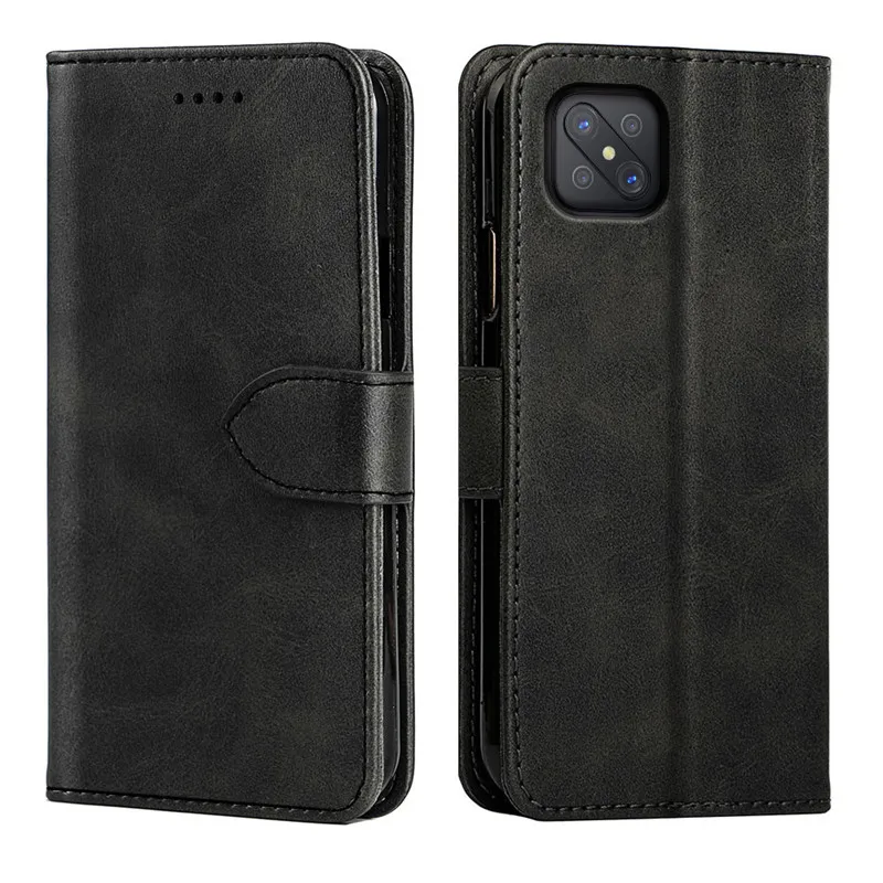 

Case For OPPO A92S 5G Cover Flip Leather Wallet Magnetic Protective Stand Phone Bag For OPPO Reno4 Z Reno 4Z 5G Case