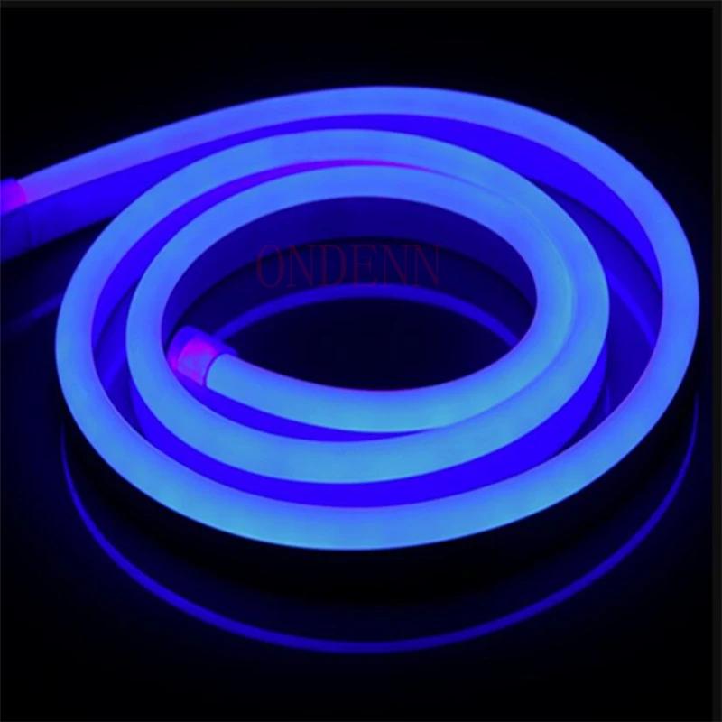 20 м светодиодный гибкие полосы светильник 220 V 240 SMD2835 неон flex трубки на открытом