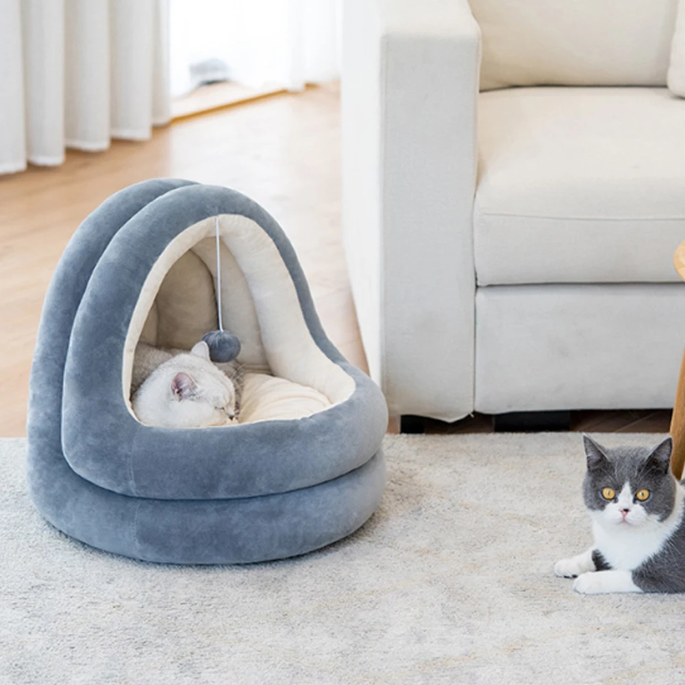 Домашние кровати для кошек диванов уютные домашние котята кровать милая собака