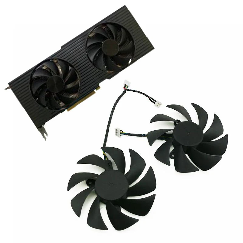 

2pcs 85mm DC 12V 4pin PLA09215B12H RTX3080 GPU FAN For DELL RTX3070 RTX3080 RTX3090 Graphics Card Fan Replacement Cooling Fans