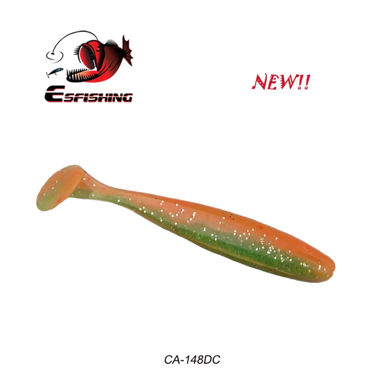 ESFISHING рыболовные приманки мягкие приманки Es Easy Shiner 50 мм 76 мм 100 мм 180 мм большие приманки для Форели Приманка Crankbait Iscas искусственные - Цвет: CA148DC