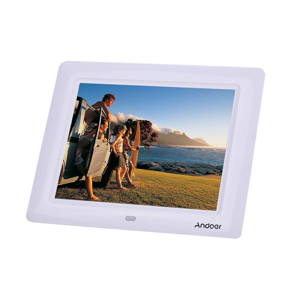 7 ''HD TFT LCD цифровая фоторамка с часами слайд шоу MP3 MP4 Movie Player удаленным рабочим