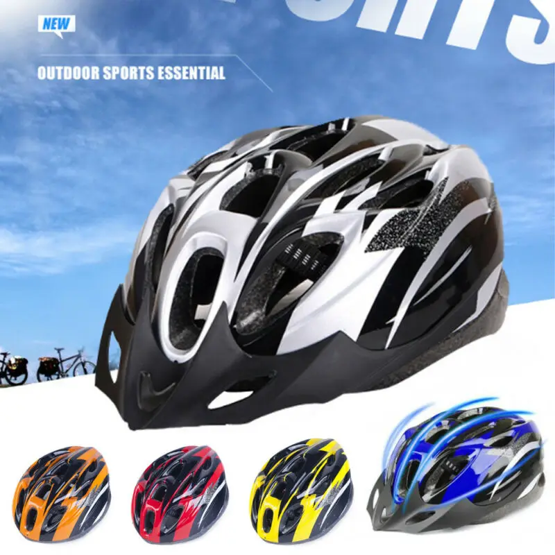 Велосипедный мужской защитный противоударный шлем Wo с козырьком | Спорт и