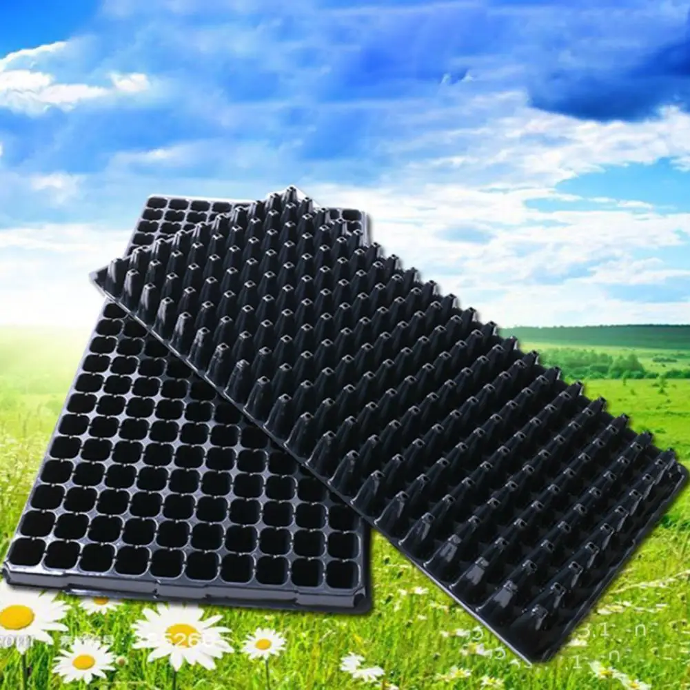 

5Pcs Nursery Tray Plant Tray Resuable Strong Water Absorption Plastic Plants Nursery Pots for Garden Decor Accessories