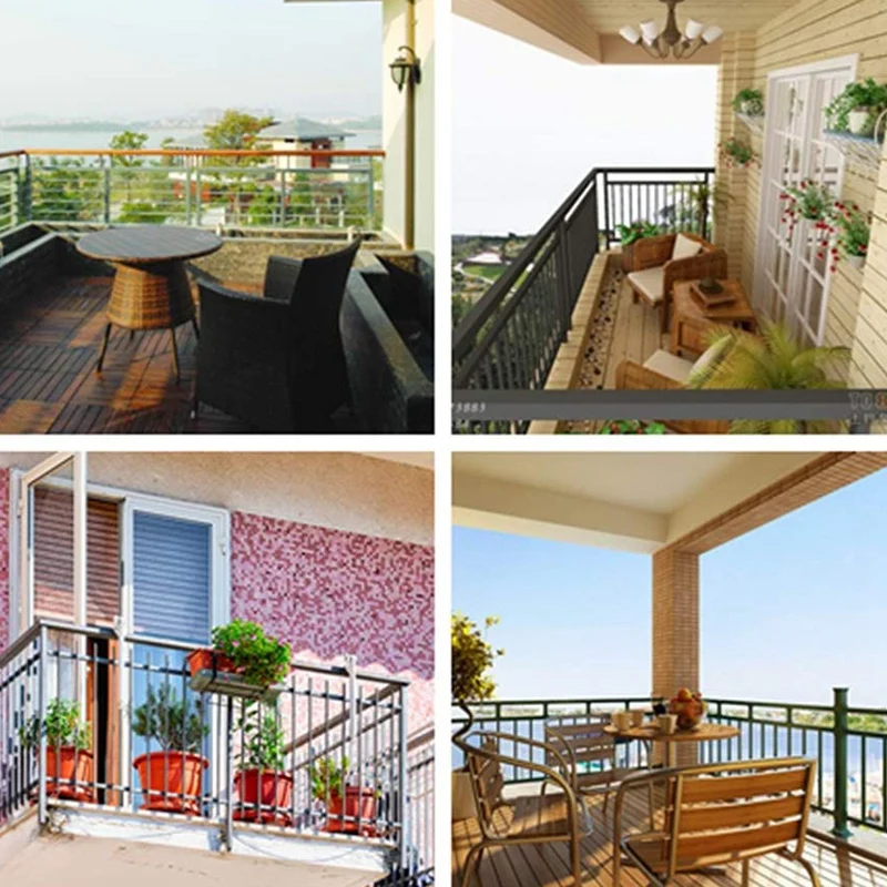 Balcony Privacy Screen 0.9X5M Shade Fence Cloth Railing Cover Shield for Porch Backyard Pool Lawn | Автомобили и мотоциклы