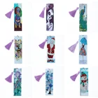 5D DIY алмазная живопись, закладка в виде животных, Санта, Череп, собаки, картина, кожаные знаки, специальная форма, алмазная вышивка