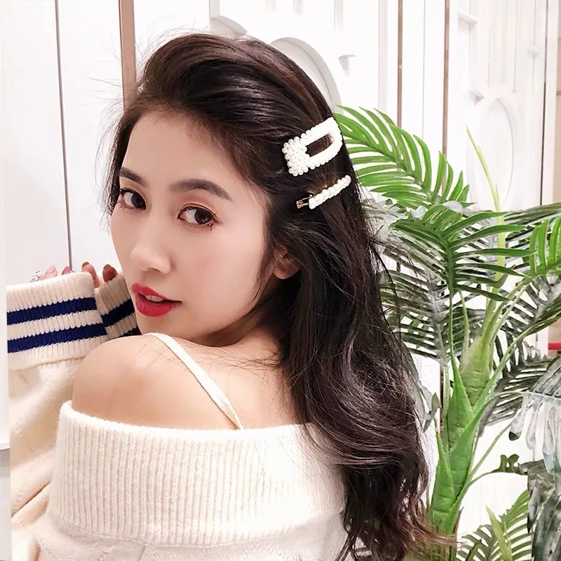 BYSPT модные хрустальные стразы жемчужные в форме сердца банта заколки для девочек