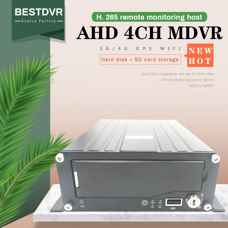 Встроенный супер конденсатор 3G 4G GPS WiFi mdvr ahd 4CH жесткий диск SD карта для удаленного