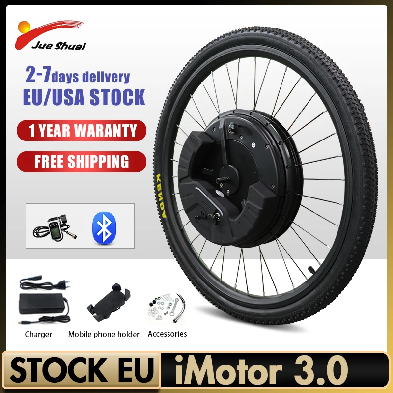 

Универсальный комплект для электровелосипеда iMotor 3,0, беспошлинный 36 В 350 Вт, электрический велосипед с передней ступицей, моторное колесо дл...