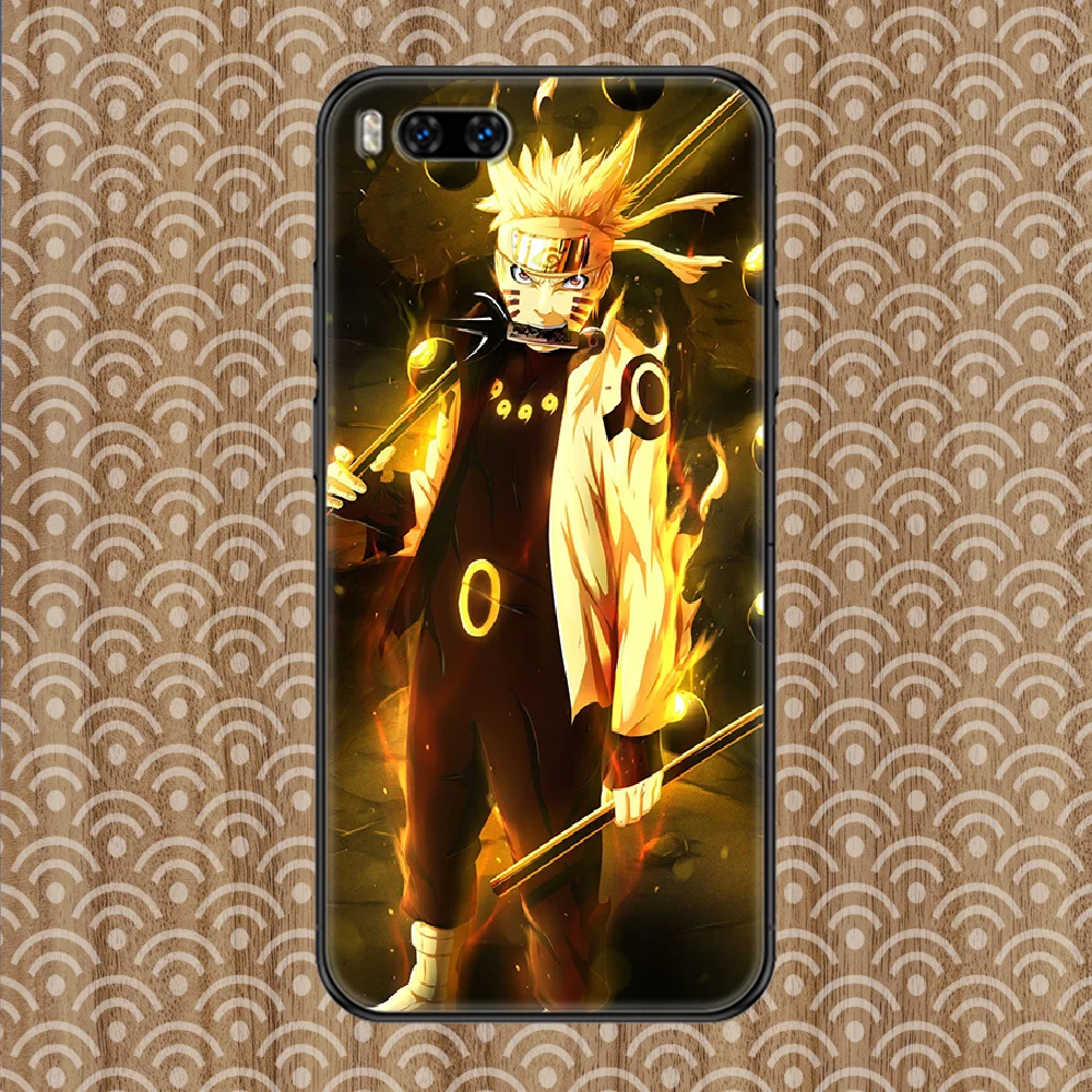 

Uzumakis Narutos Anime Phone case For Xiaomi Mi Max Note 3 A2 A3 8 9 9T 10 Lite Pro Ultra black soft bumper art cover 3D