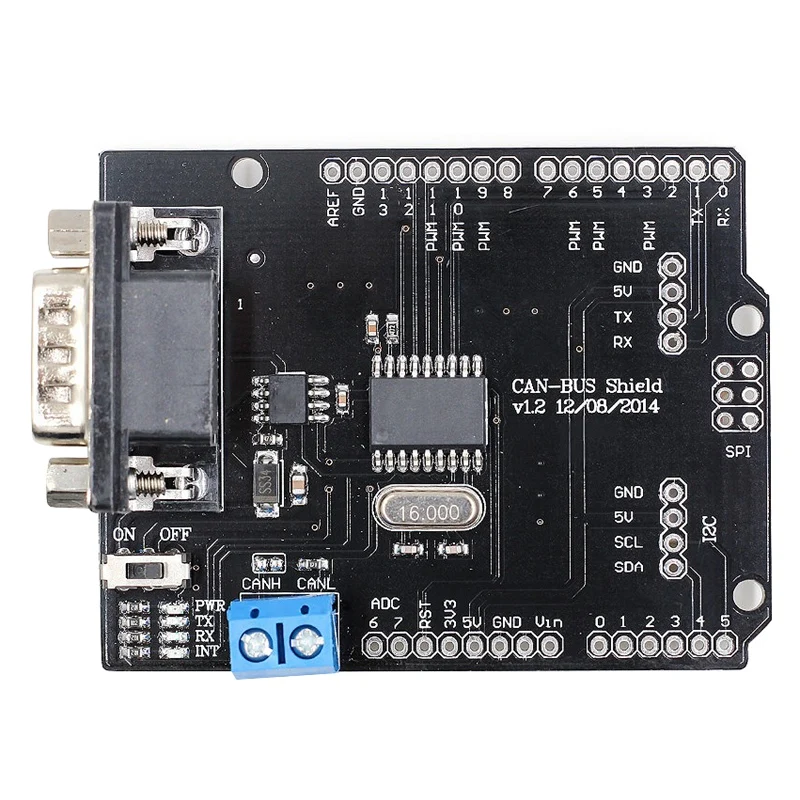 Mcp2515 модуль Ef02037 для Arduino Can Bus Щит Плата расширения может протокол связи|Дисплеи| |