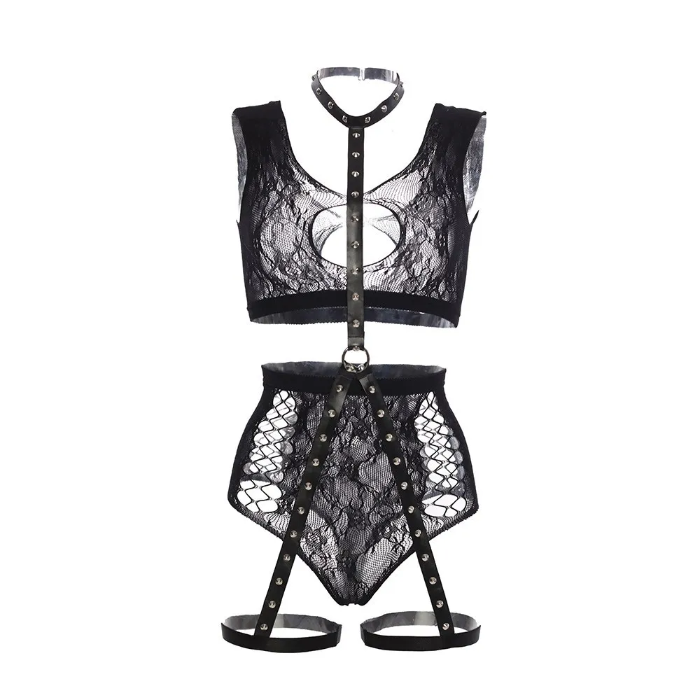 Комплект женского нижнего белья для косплея с вырезом Котенок |