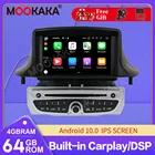 Автомобильный стерео DVD-плеер Mookaka Android 10,0 GPS-навигация для Renault Megane 3 Fluence 4 Гб ОЗУ + 64 Гб ПЗУ видео мультимедийное радио