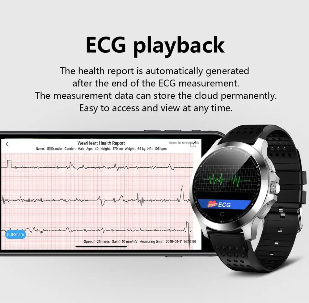 

Smart Watch W8 ECG PPG Heart Rate Bracelet Sleep Monitor Blood Pressure Fitness Tracker Waterproof Color Screen Multi Sport Band