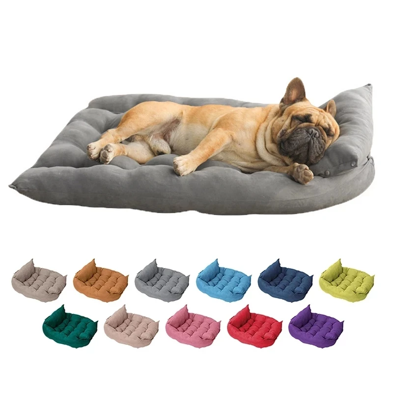 

Dog Bed Warm Soft Pet Bed for Dogs Cats Washable Winter Pet Nest Sofa Kitten Puppy Mat Pet House Cushion Kennels Dog Accessories