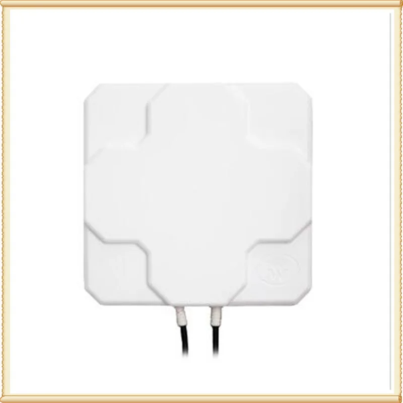 2*22dBi outdoor 4G LTE MIMO antenna,LTE dual polarization panel antenna N- -Male connector  (white or black) 20cm cable