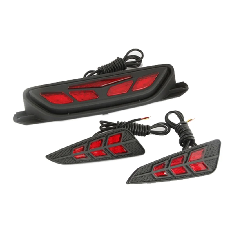LED Rear Bumper Brake Light DRL Driving Fog Tail Sets For Toyota C-HR 2016 2017 2018 2019 | Автомобили и мотоциклы