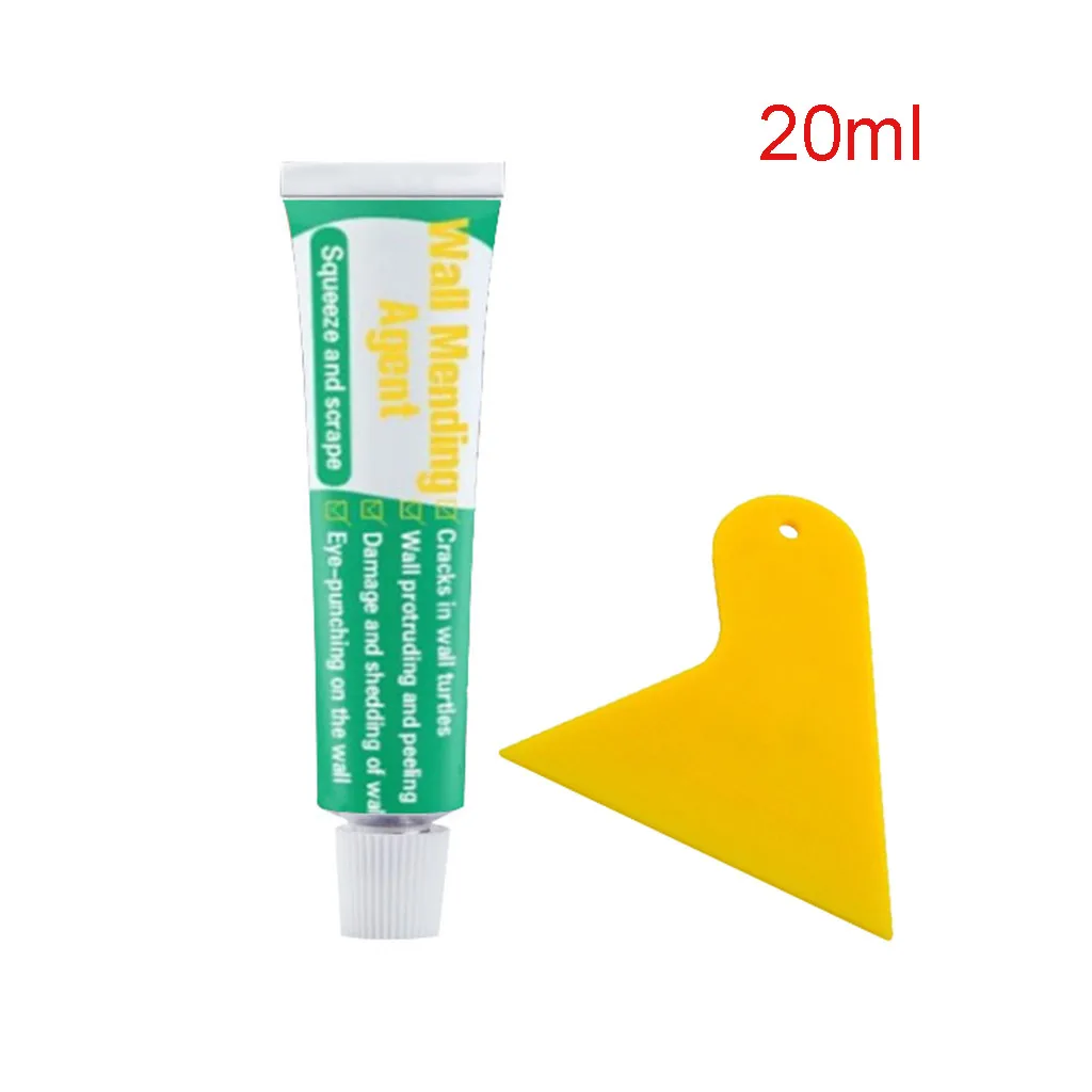 

20/100ml Wall Mending Agent Wall Repair Cream Wall Crack Nail Repair Agent Walls Peeling Gap Repair paste With scraper Ja 14