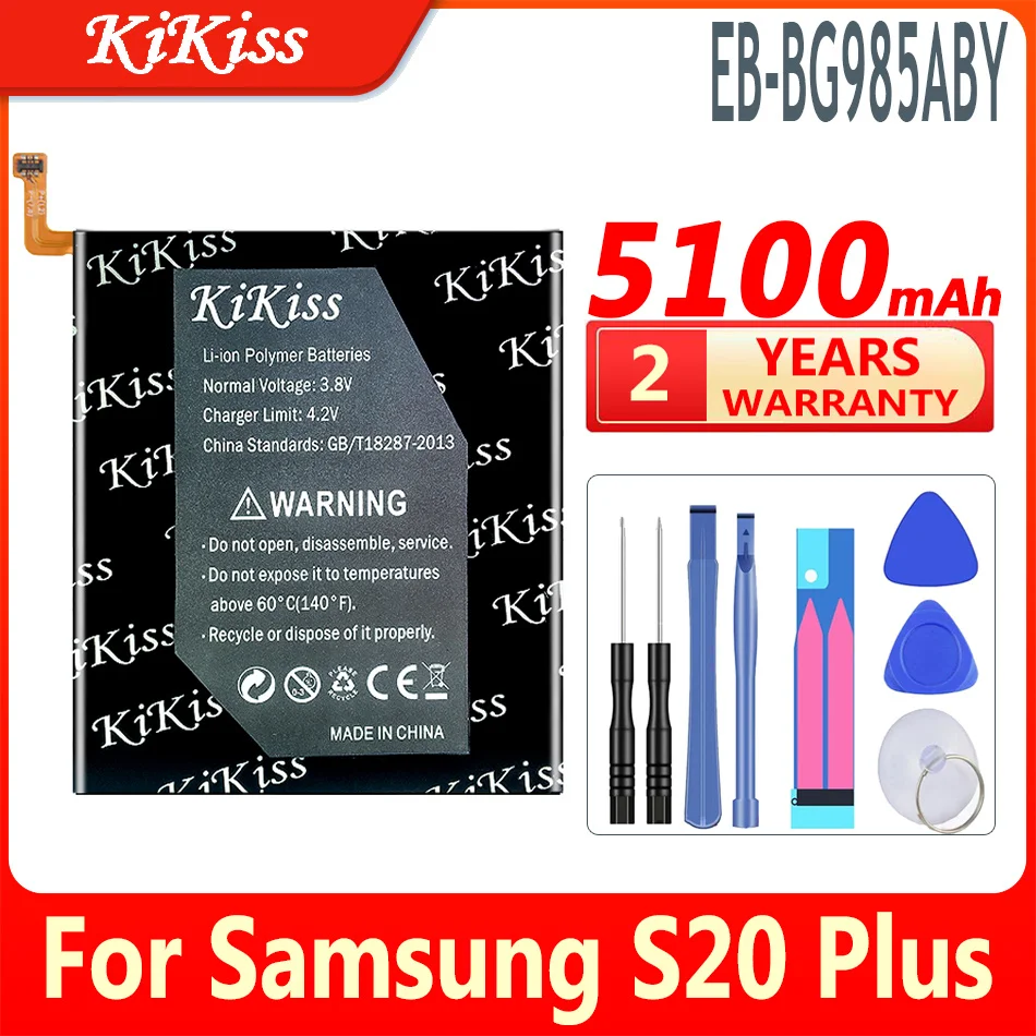 

Аккумулятор для Samsung Galaxy S20 +, S20 PLUS, S20 PLUS, 5100 мА · ч, EB-BG985ABY