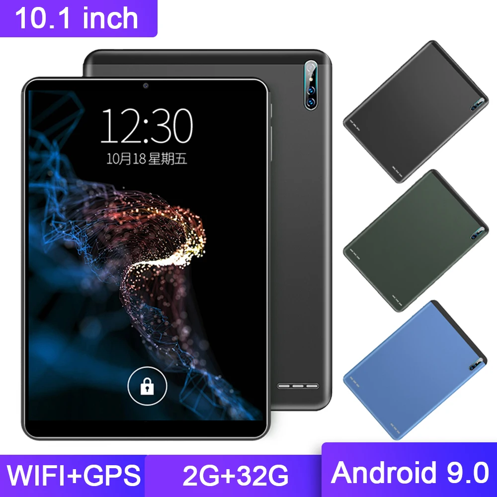 

New Arrival 10.1 inch Tablet 2GB+32GB Memory MTK6753 Octa-core 2.0GHz CPU 1280*800 HD Call Screen Display Android 9.0 OS Tablet