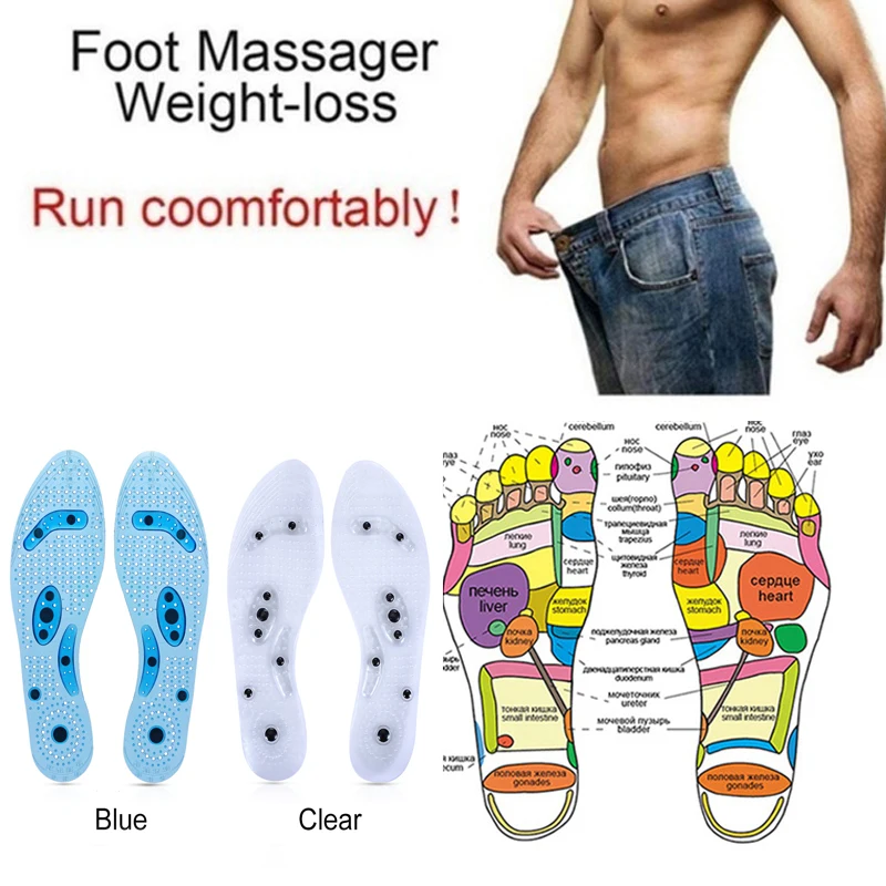 Новый Подушечка для ухода за ногами похудения body гель терапии точечный массажная