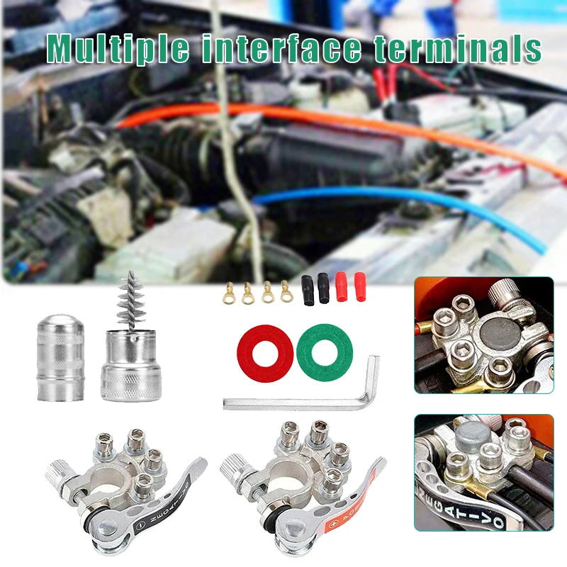 

Heavy Duty Battery Terminal Pince Batterie Connector Quick Release Accessories Easy Installation Cargador Baterias Accu Klemmen